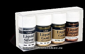 Набор LUQUID GOLD (4x35мл.) Vallejo. Краски, химия, инструменты - фото