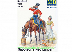 Сборные фигуры из пластика MB 3209 Красный улан Наполеона, серия Наполеоновских войн, (1:32) Master Box
