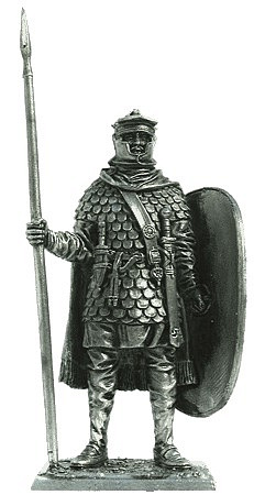 Миниатюра из металла 168. Преторианский гвардеец. Рим, конец II - начало III в н.э., EK Castings