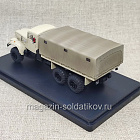 КрАЗ - 255Б с тентом бежевый, 1/72 (Q208-134) (Q208-134)