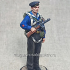 Миниатюра из олова Моряк-парашютист 1943-45 гг., 54 мм, Студия Большой полк (ИЛ2406.14.01.54) (ИЛ2406.14.01.54)