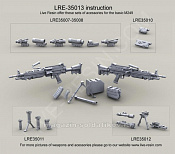 LRE35013 Ручной пулемёт M249 SAW 5,56мм 1:35, Live Resin