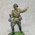Гвардии рядовой Красной Армии,1943-45 гг., 54мм, Красный фронт, 54 мм (КФ-018) (КФ-018)