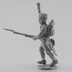 Сборная миниатюра из смолы Гренадер в кивере, в атаке, Франция, 28 мм, Аванпост