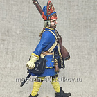 Миниатюра из металла Шведский гренадер 1709, 54 мм (575-037) (575-037)