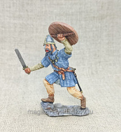 Миниатюра из олова Викинг X век, 54 мм, Студия Большой полк - фото