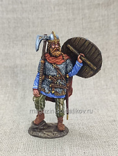 Миниатюра из олова Викинг, Россия, 54 мм - фото