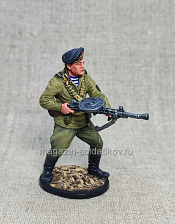 Морской пехотинец с пулемётом Дегтярева, 54 мм, Студия Большой полк - фото