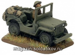 Сборная модель из металла Jeep (x3) (15mm) Flames of War