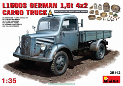 Сборная модель из пластика Немецкий грузовой автомобиль L1500S MiniArt (1/35)