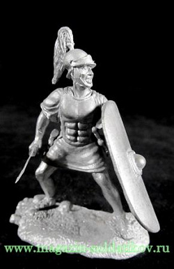 Миниатюра из металла Италийский воин на службе Рима, 54 мм, Магазин Солдатики