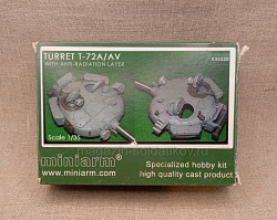 B35050 T-72A/AV Turret with anti-radiation Layer (Late Version, Tamiya) (1/35) Miniarm (QM-194) (QM-194)