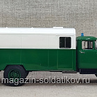 Масштабная модель в сборе и окраске Q540-0088 ЗИЛ 130 Г-АЗ Modimio 1/43