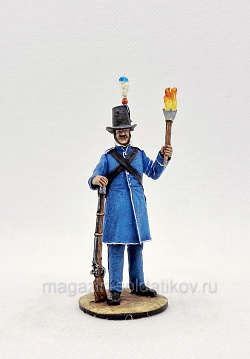 Лифляндский стрелок, 1812 год., 54 мм, Студия Большой полк (ИЛ0837.12.02.54) (ИЛ0837.12.02.54 )