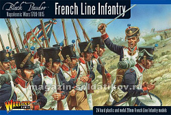 Сборные фигуры из пластика Набор миниатюр Napoleonic French Line Infantry Warlord (WGN-FR-09) (WGN-FR-09)