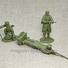 Солдатики из мягкого резиноподобного пластика Партизаны, набор 6 шт, 1/32 Soldiers. Есть