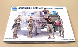 Trumpeter 00429 Солдаты армии США на разгрузке (1/35)