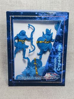 Фигурка из смолы Отряд «Стражи Ра» (голубой цвет) - набор 5 шт. (GK-001) (GK-001 )