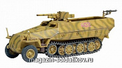 Масштабная модель в сборе и окраске Д БТР в сборе Sd.Kfz.251/7 Ausf.D. Польша 1944 (1/72) Dragon - фото