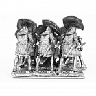 Миниатюра из олова 825 РТ Римские воины (черепаха) с мечами, 54 мм, Ратник