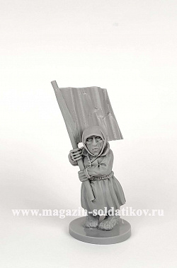 Фигурка из смолы Бабушка Аня, 50 мм, Баталия миниатюра