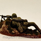 Пулеметчик РККА 1943-45 гг., 54 мм, Студия Большой полк (ИЛ0205.14.01.54) (ИЛ0205.14.01.54)