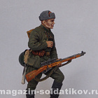 Миниатюра в росписи Снайпер 1047-го стрелкового полка (главстаршина ВМФ) Василий Зайцев, 1:32, Сибирский партизан (СП173) (СП173)