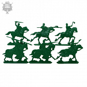 CN341_4 Конные сержанты (темно-зеленый), Воины и битвы