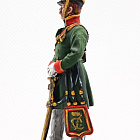 Миниатюра из олова Офицер гусарского полка, Баден, 1812 г., 54 мм, Студия Большой полк (БП0392.12.15.54) (БП0392.12.15.54)