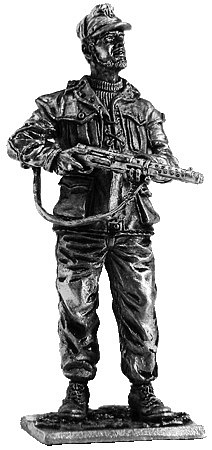 Миниатюра из металла 111. Милиционер национальной гвардии, Италия 1943-1945 гг. EK Castings
