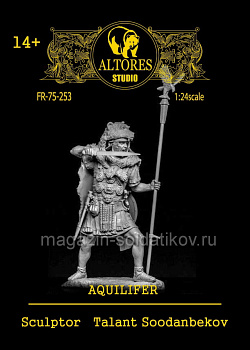 Сборная миниатюра из смолы Аквилифер, 75 мм, Altores studio (FR-75-253) (FR-75-253)