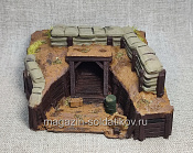 Макет полевого штаба, в росписи 1/72 - фото