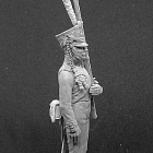 Сборная миниатюра из металла Рядовой Лейб-Гвардии Семеновского полка 1812 г. в карауле, 1:30, Оловянный парад