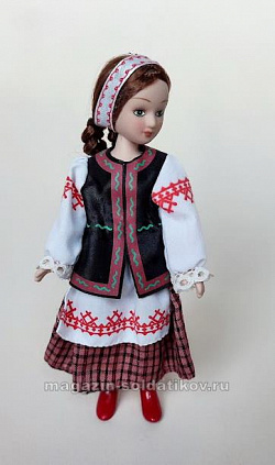 Кукла в летнем костюме Минской губернии №08