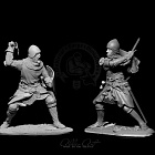 Сборная миниатюра из смолы Английский рыцарь 75 мм (1:24) Medieval Forge Miniatures (C-75-120) (C-75-120)