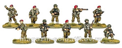 Сборная миниатюра из металла British Paratroop Section BOX, Warlord (WGB-BA-03) (WGB-BA-03)