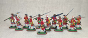 Р016(54-002) Бутырский пехотный полк, 1700-1721 гг. (набор в росписи), Большой полк