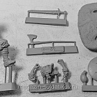 Сборная миниатюра из смолы Русский воин с топором XIII-XIV вв. 54 мм, Chronos miniatures (CHM-54060) (CHM-54060)