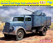 6828 Д Немецкий грузовик 3 т 4X2 с пушкой 2cм FLAK 38 (1/35) Dragon