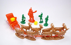 Солдатики из пластика Рождественнская доставка Санты (Santa's CHristmas delivery), 1:32, LOD Enterprises (LOD008) (LOD008)