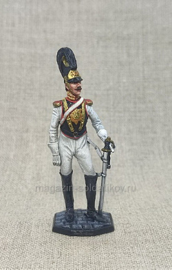 Миниатюра из олова Офицер гвардейской тяжелой кавалерии 1820-1830 гг, 54 мм, Студия Большой полк (ИЛ1230.12.02.54) (ИЛ1230.12.02.54 )