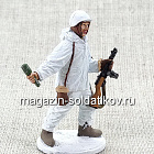 Автоматчик пехоты Красной Армии в зимнем камуфляже, 1941-45 гг., 54 мм (QF0029) (QF0029)