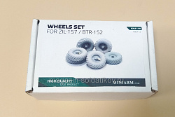 B35112 Wheels Set for ZIL-157/BTR 152 1/35 Miniarm (QM-355) (QM-355)