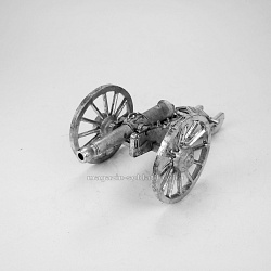 Миниатюра из олова Полевое 6-фунтовое орудие, Европа XVIII-XIX вв, 54 мм, Магазин Солдатики
