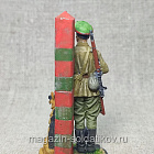 Младший сержант Пограничных войск НКВД с собакой, 54мм, Красный фронт, 54 мм (КФ-015) (КФ-015)