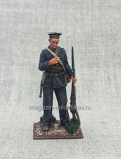 Миниатюра из олова Краснофлотец, 54 мм, Студия Большой полк - фото