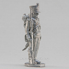 Сборная миниатюра из металла Рядовой легкой пехоты, стоящий, Франция, 28 мм, Аванпост