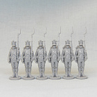 Сборная миниатюра из смолы Французская линейная пехота: фузилерная рота, Франция, 28 мм, Аванпост