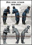 Сборная фигура из смолы ЕМ 35257 Танкист красной армии, 1:35, Evolution - фото
