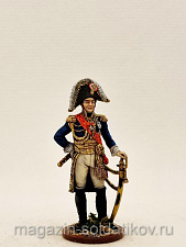 Миниатюра из олова Маршал Империи Луи-Николя Даву. Франция 1806-15 гг, Студия Большой полк - фото
